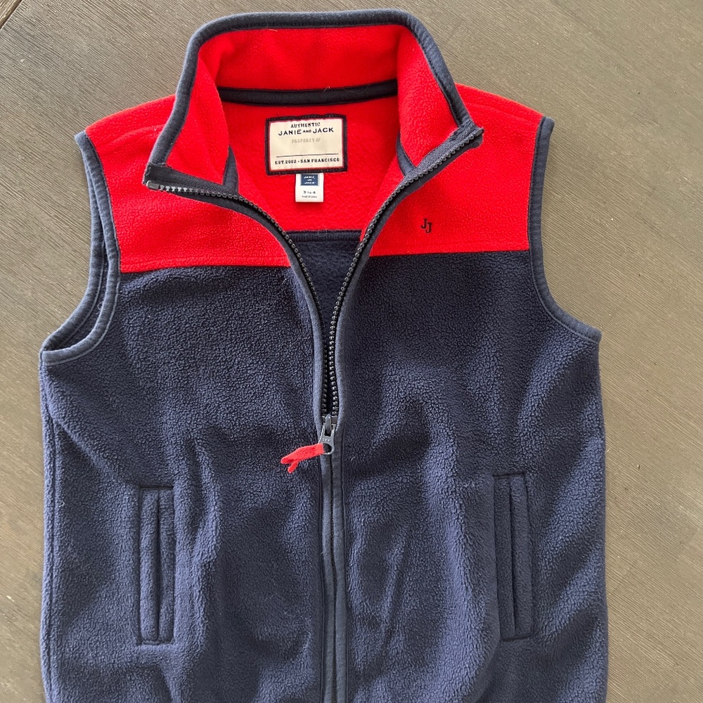 Janie & Jack Fleece Vest